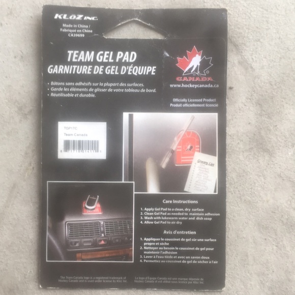 Anti Slip Mat - NHL Team Canada Magnetic Gel Pad - Picture 9 of 12